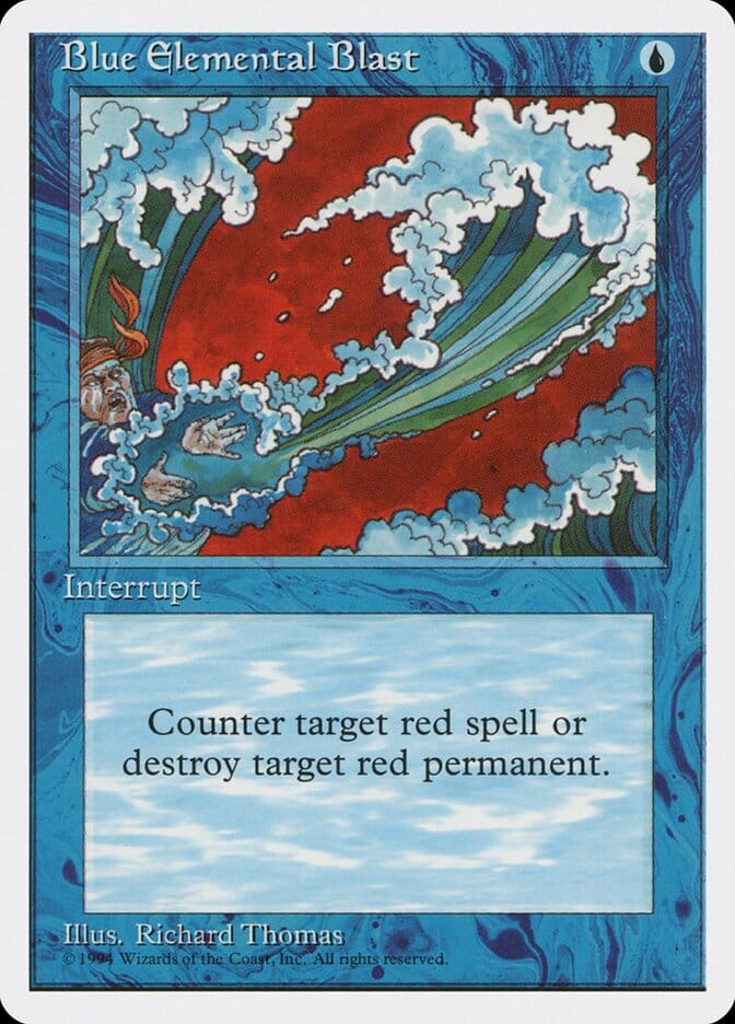 Blue Elemental Blast [Media Promos] MTG Single Magic: The Gathering  | Multizone: Comics And Games