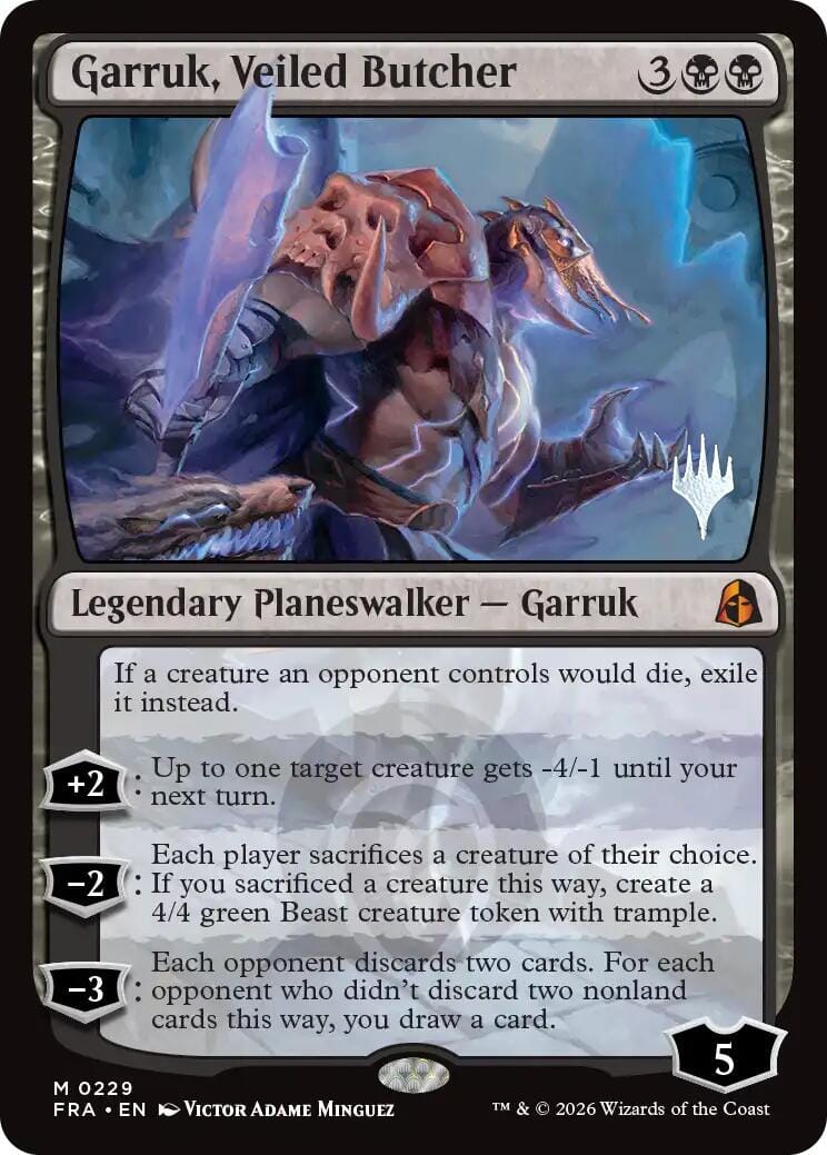 Garruk, Veiled Butcher [Reality Fracture Promos] MTG Single Magic: The Gathering  | Multizone: Comics And Games