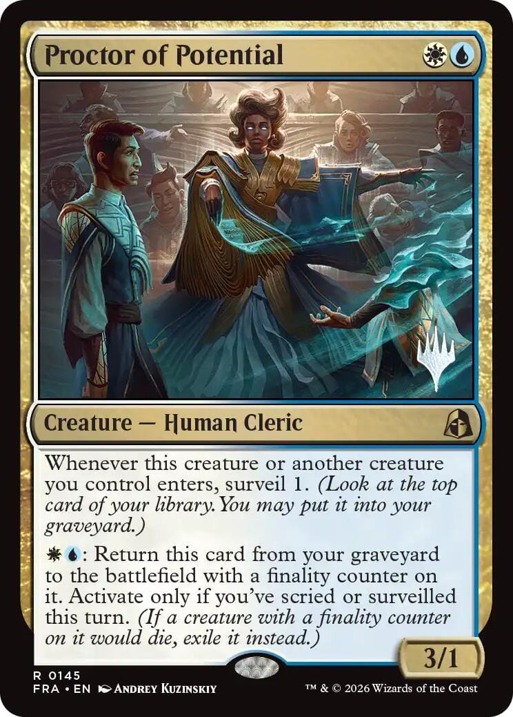 Proctor of Potential [Reality Fracture Promos] MTG Single Magic: The Gathering  | Multizone: Comics And Games