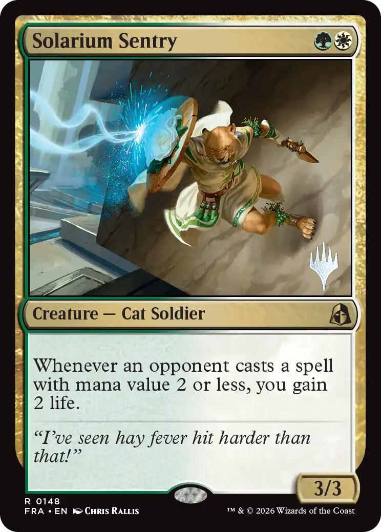 Solarium Sentry [Reality Fracture Promos] | Multizone: Comics And Games