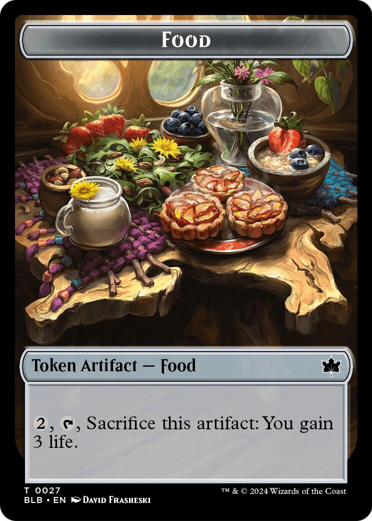Food // Clue Token Double-Sided Token [Secrets of Strixhaven Tokens] | Multizone: Comics And Games