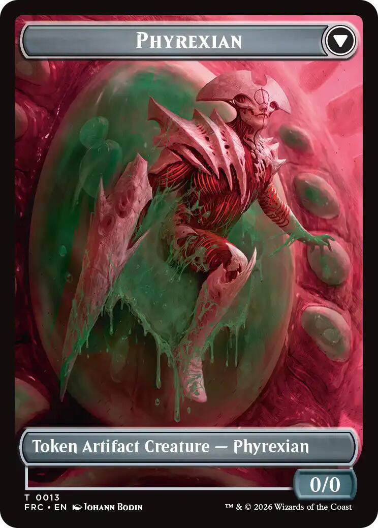 Phyrexian // Incubator Double-Sided Token [Reality Fracture Commander Tokens] | Multizone: Comics And Games