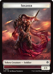 Soldier // Map Double-Sided Token [Reality Fracture Commander Tokens] | Multizone: Comics And Games