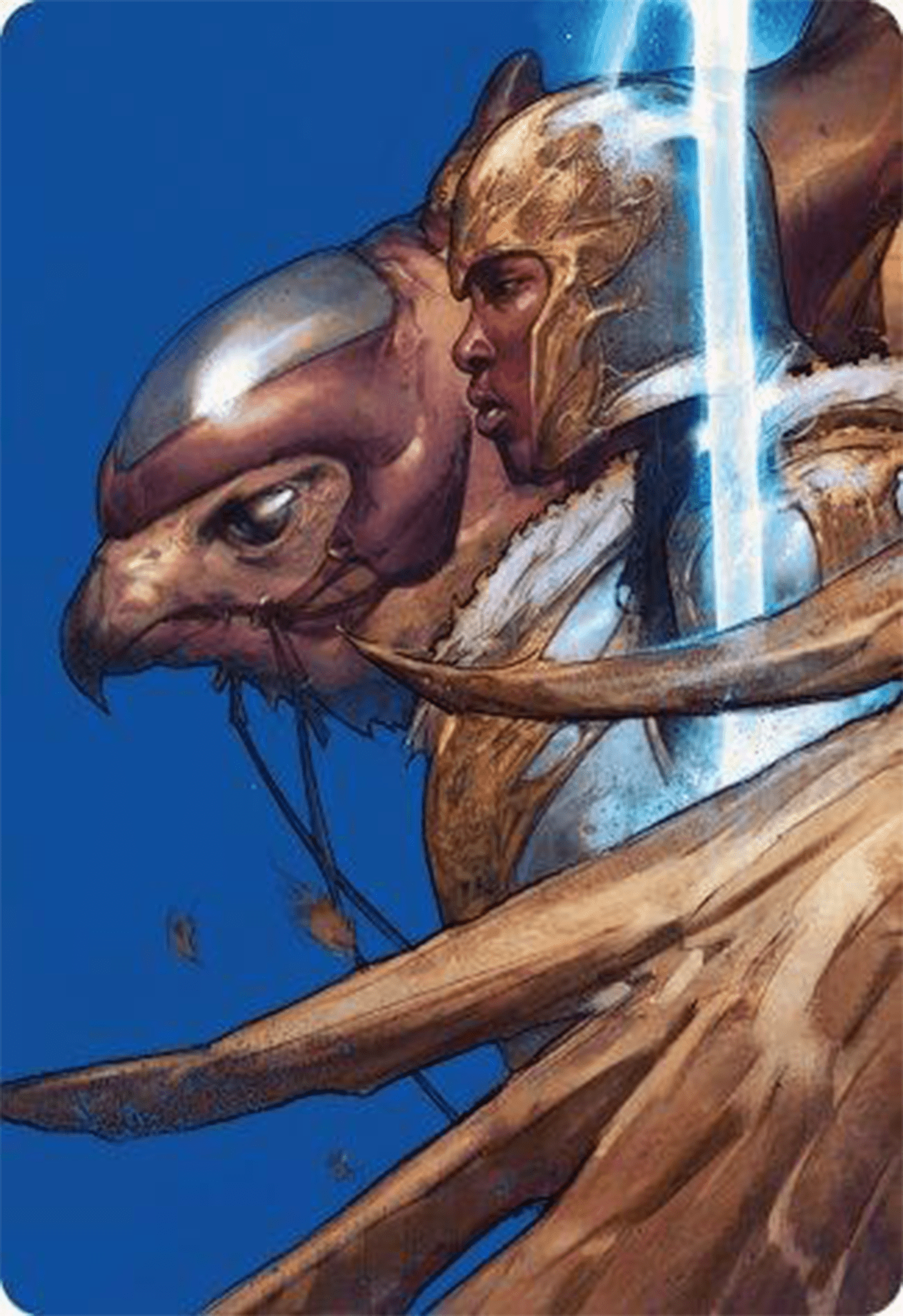 Arna Kennerud, Skycaptain Art Card [Modern Horizons 3 Art Series] MTG Single Magic: The Gathering  | Multizone: Comics And Games