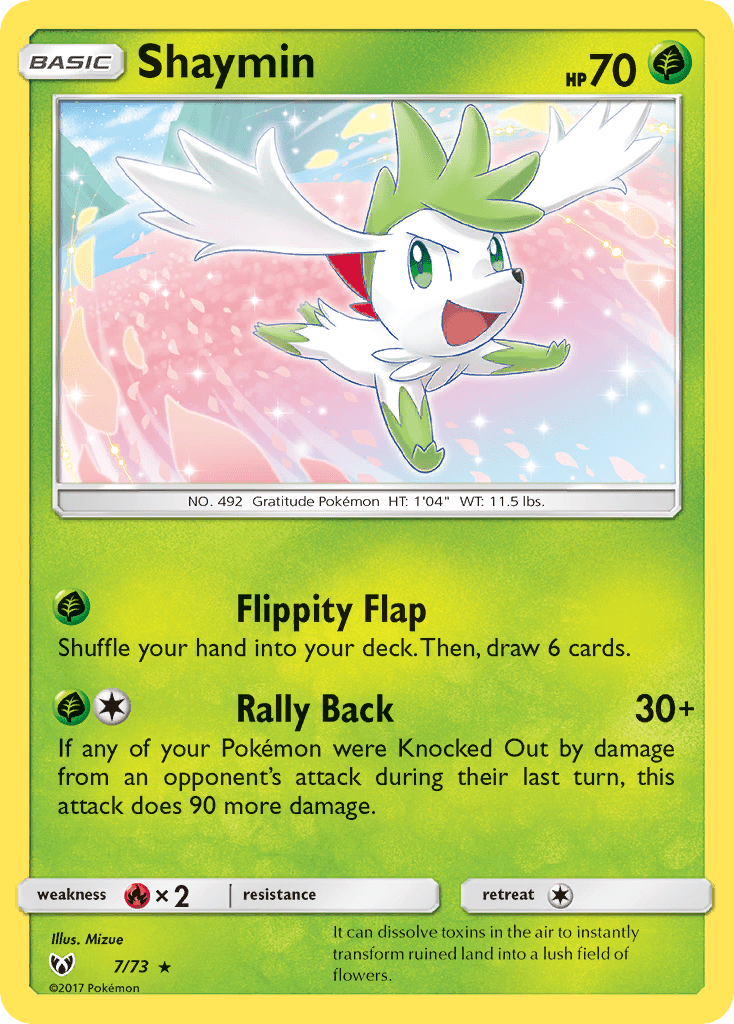Shaymin (7/73) [Sun & Moon: Shining Legends] Pokemon Single Pokémon  | Multizone: Comics And Games