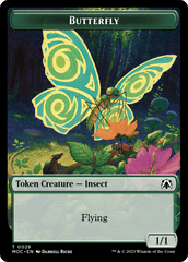 Butterfly // City's Blessing Double-Sided Token [March of the Machine Commander Tokens] MTG Single Magic: The Gathering  | Multizone: Comics And Games