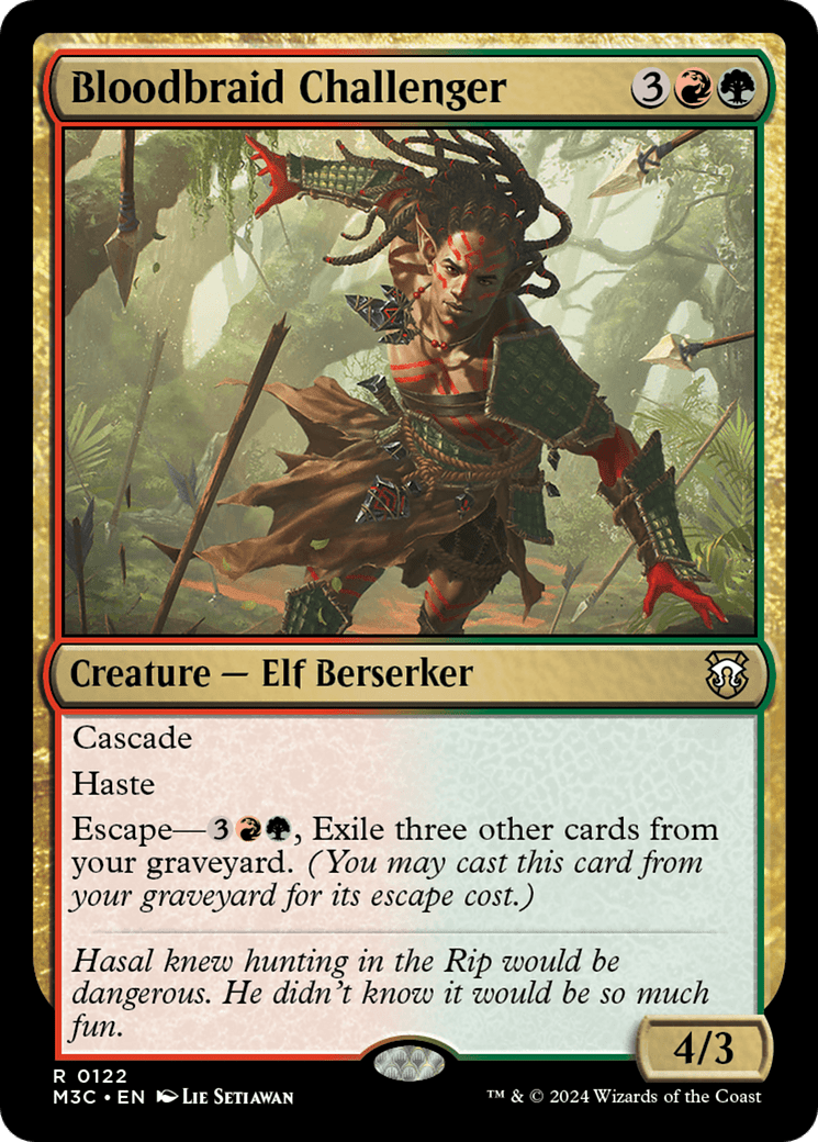 Bloodbraid Challenger [Modern Horizons 3 Commander] MTG Single Magic: The Gathering  | Multizone: Comics And Games