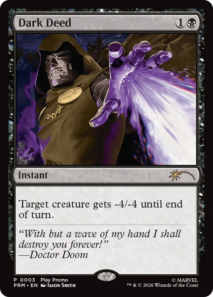 Dark Deed [Standard Showdown Promos] MTG Single Magic: The Gathering  | Multizone: Comics And Games