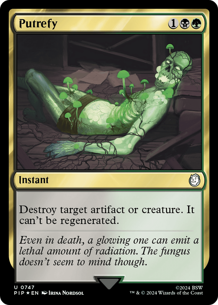 Putrefy (Surge Foil) [Fallout] MTG Single Magic: The Gathering  | Multizone: Comics And Games