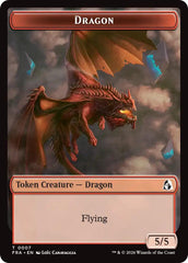 Dragon // Treasure Double-Sided Token [Reality Fracture Tokens] | Multizone: Comics And Games