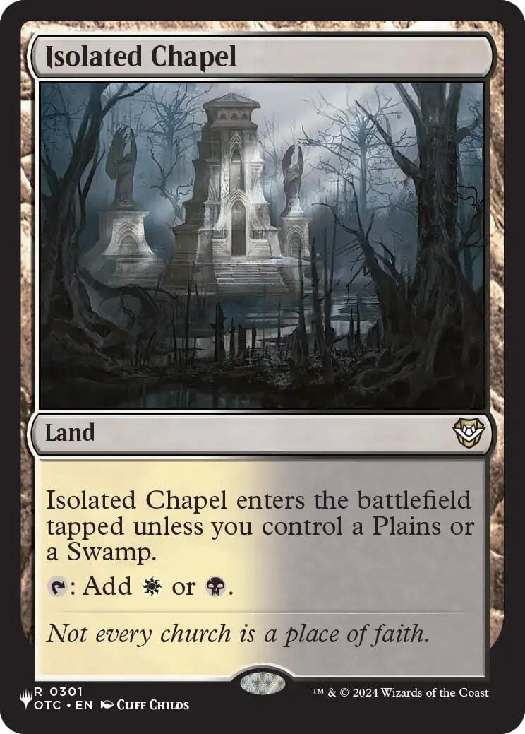 Isolated Chapel [The List] MTG Single Magic: The Gathering  | Multizone: Comics And Games