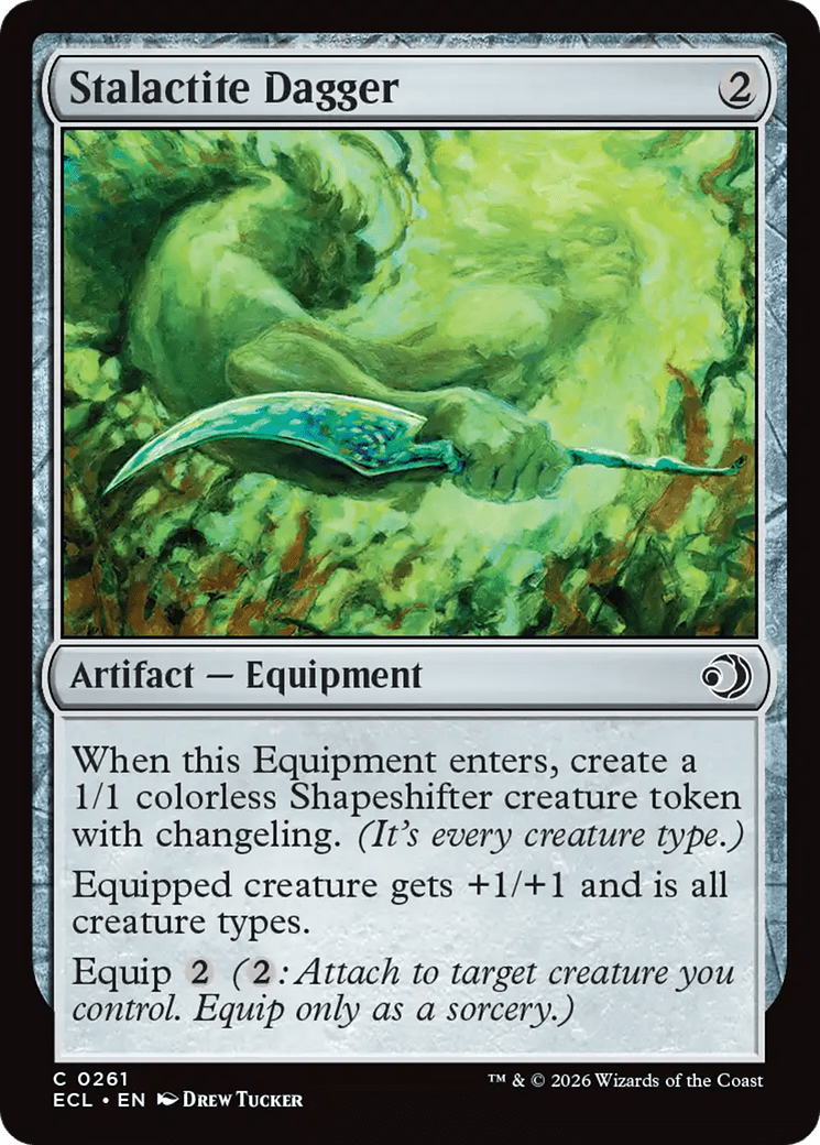 Stalactite Dagger [Lorwyn Eclipsed] MTG Single Magic: The Gathering  | Multizone: Comics And Games
