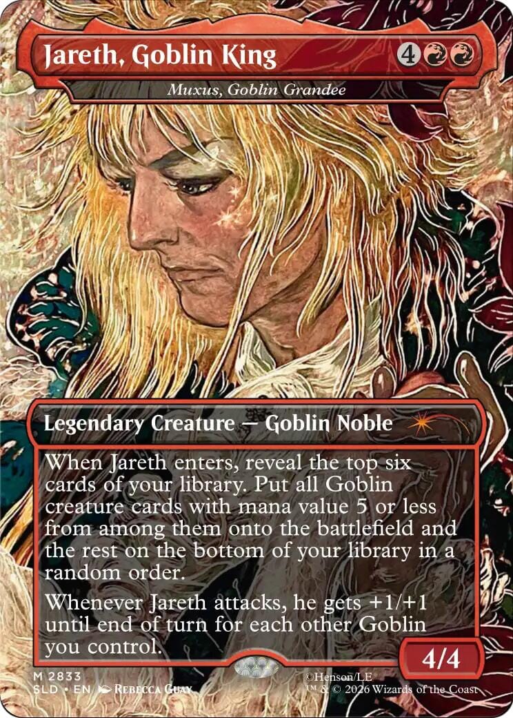 Jareth, Goblin King - Muxus, Goblin Grandee [Secret Lair Drop Series] MTG Single Magic: The Gathering  | Multizone: Comics And Games