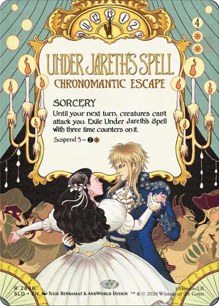 Under Jareth's Spell - Chronomantic Escape [Secret Lair Drop Series] MTG Single Magic: The Gathering  | Multizone: Comics And Games