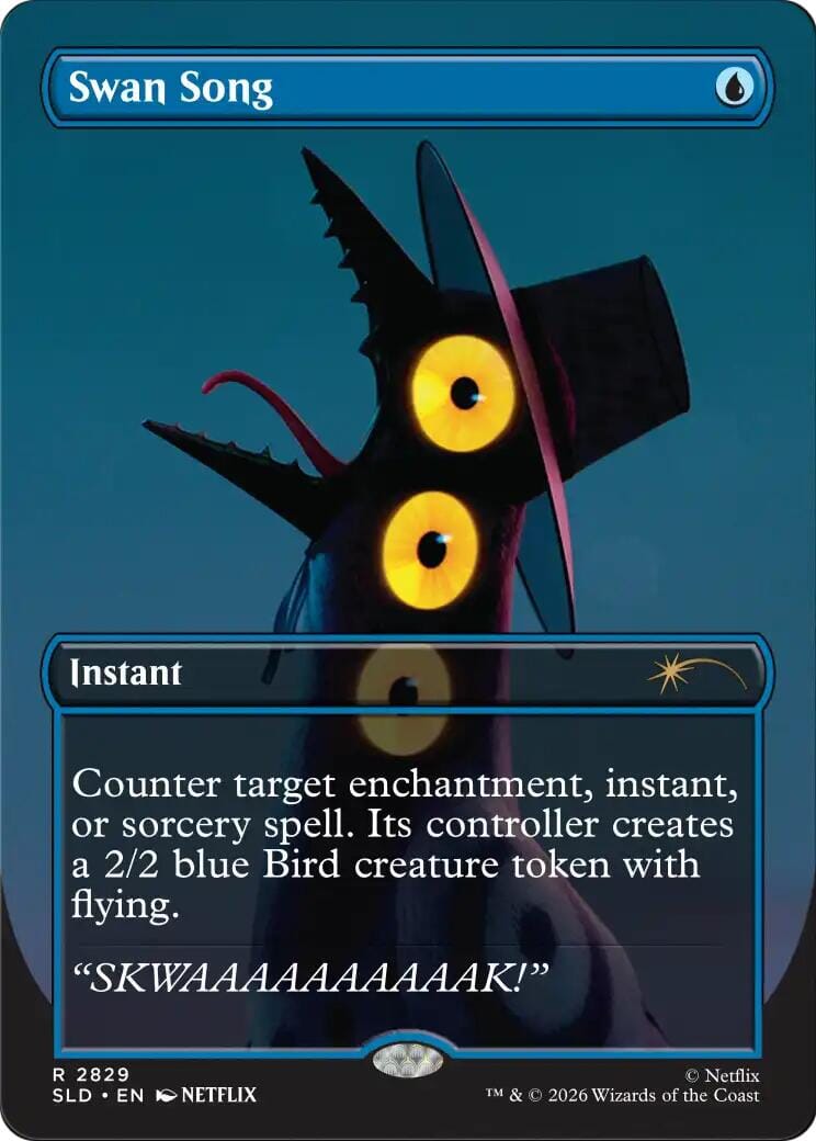 Swan Song (2829) [Secret Lair Drop Series] MTG Single Magic: The Gathering  | Multizone: Comics And Games