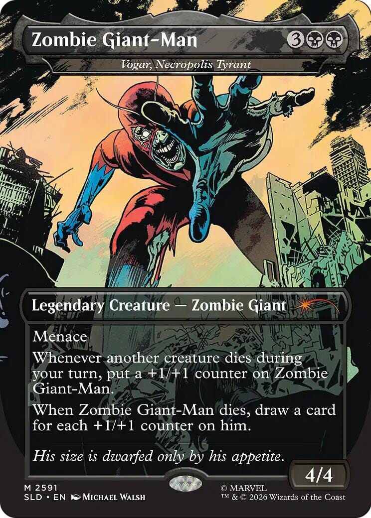 Zombie Giant-Man - Vogar, Necropolis Tyrant [Secret Lair Drop Series] MTG Single Magic: The Gathering  | Multizone: Comics And Games