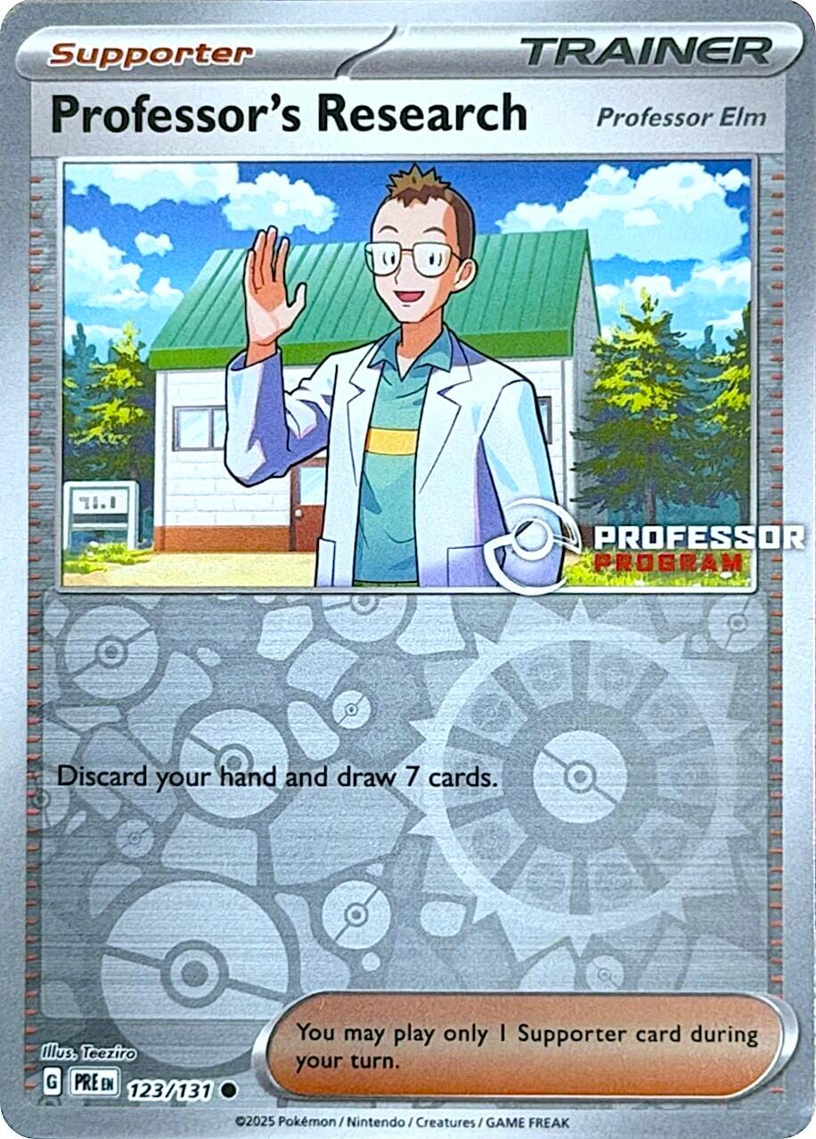Professor's Research [Professor Elm] - 123/131 [Professor Program Promos] Pokemon Single Pokémon  | Multizone: Comics And Games