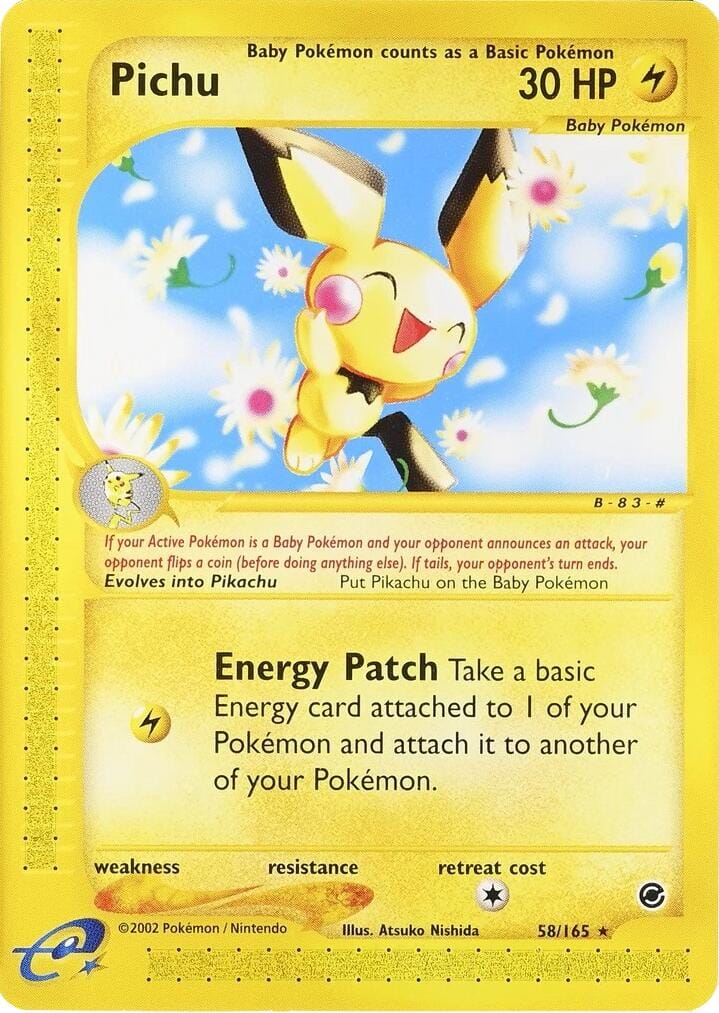 Pichu (58/165) (2002 E3 Promo) [Miscellaneous Cards] Pokemon Single Pokémon  | Multizone: Comics And Games