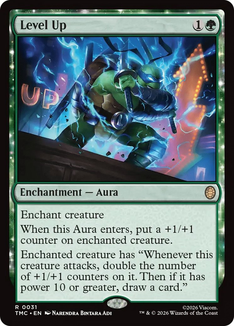 Level Up [Teenage Mutant Ninja Turtles Commander] MTG Single Magic: The Gathering  | Multizone: Comics And Games
