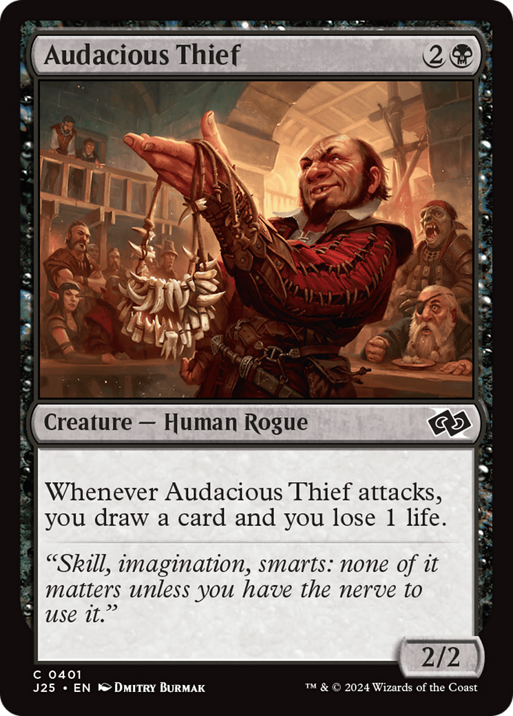 Audacious Thief [Foundations Jumpstart] MTG Single Magic: The Gathering  | Multizone: Comics And Games