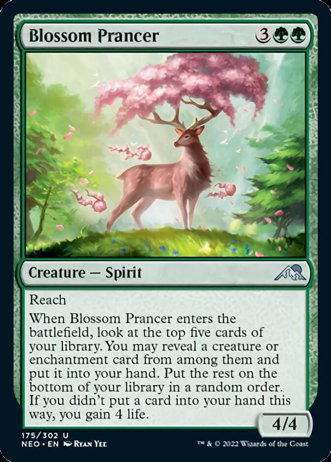 Blossom Prancer [Kamigawa: Neon Dynasty] MTG Single Magic: The Gathering  | Multizone: Comics And Games