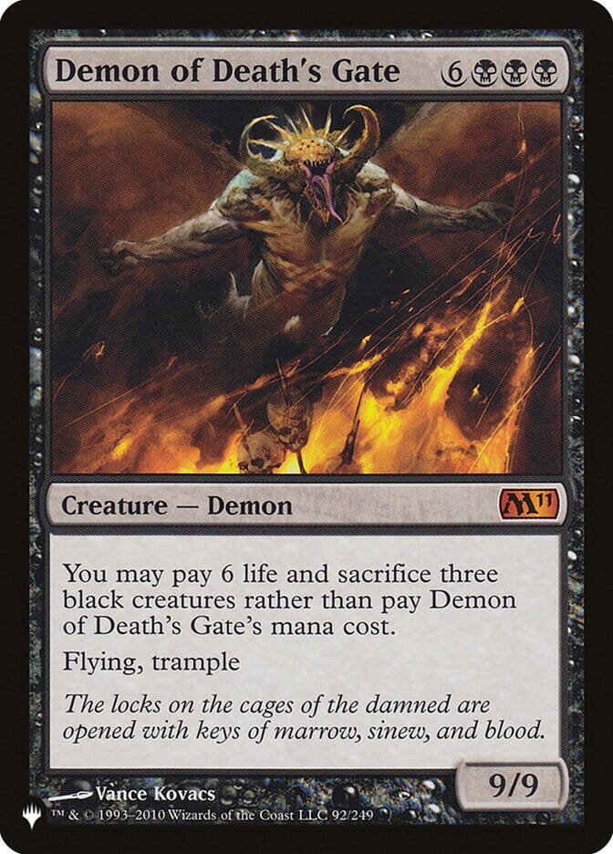 Demon of Death's Gate [The List] MTG Single Magic: The Gathering  | Multizone: Comics And Games