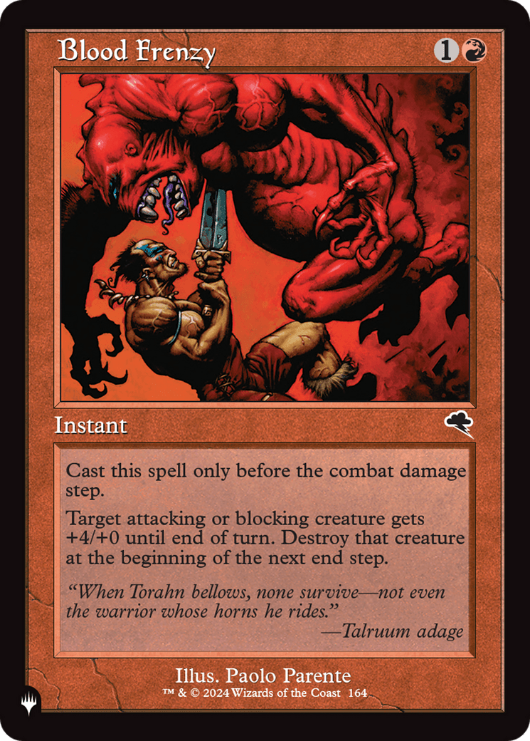 Blood Frenzy [The List] MTG Single Magic: The Gathering  | Multizone: Comics And Games