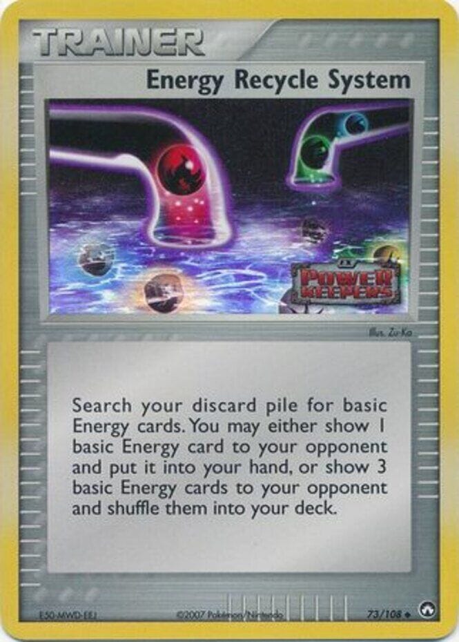 Energy Recycle System (73/108) (Stamped) [EX: Power Keepers] Pokemon Single Pokémon  | Multizone: Comics And Games
