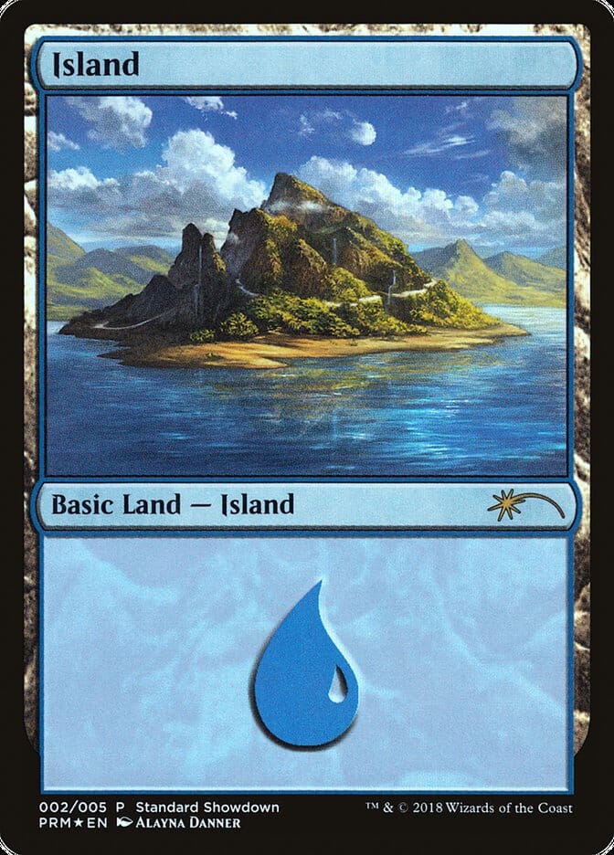 Island (Alayna Danner) [Standard Showdown Promos] MTG Single Magic: The Gathering  | Multizone: Comics And Games