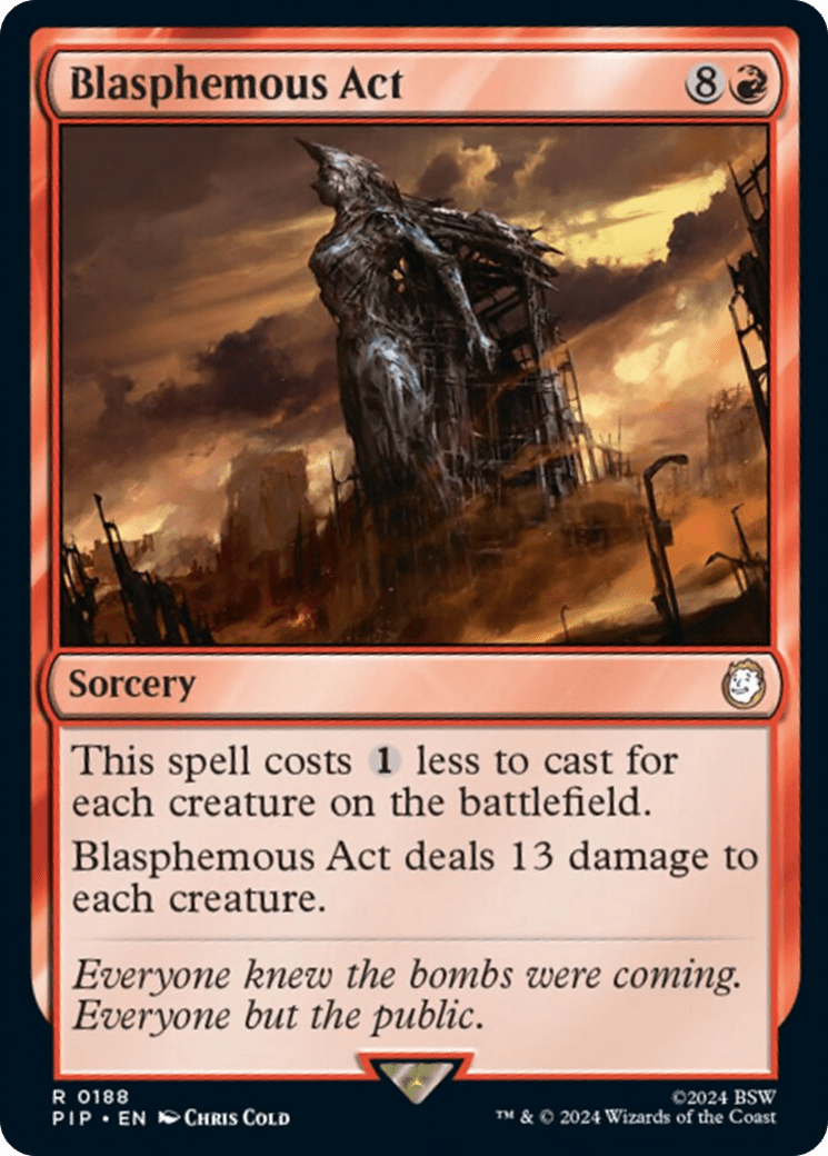 Blasphemous Act [Fallout] MTG Single Magic: The Gathering  | Multizone: Comics And Games