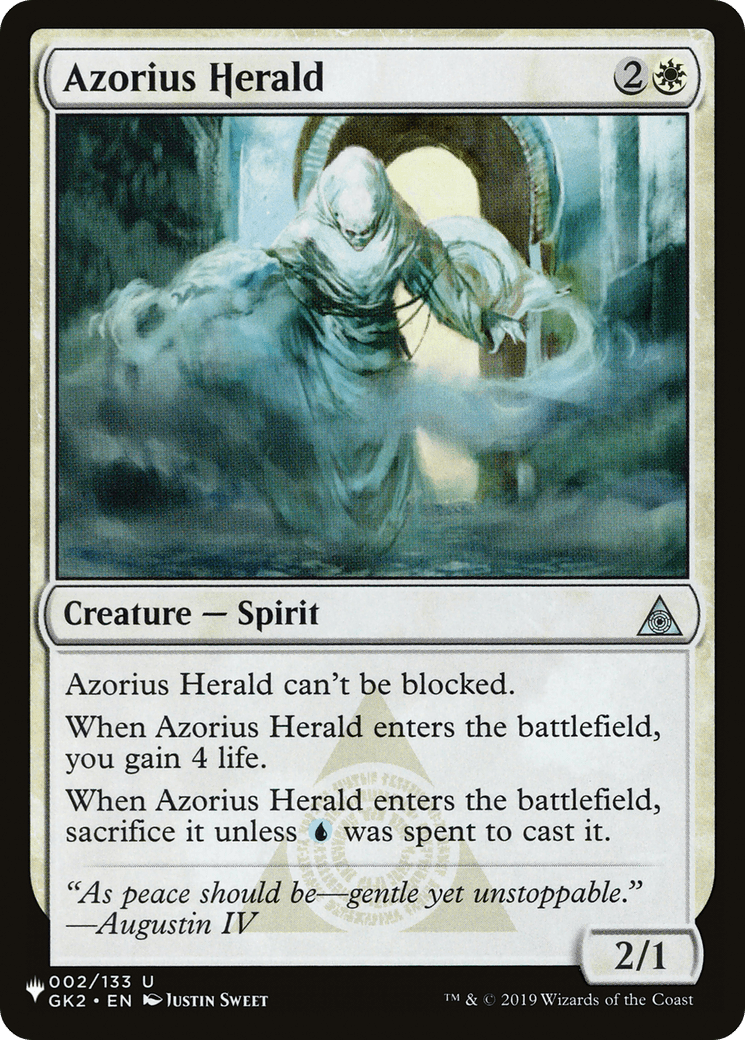Azorius Herald [The List] MTG Single Magic: The Gathering  | Multizone: Comics And Games