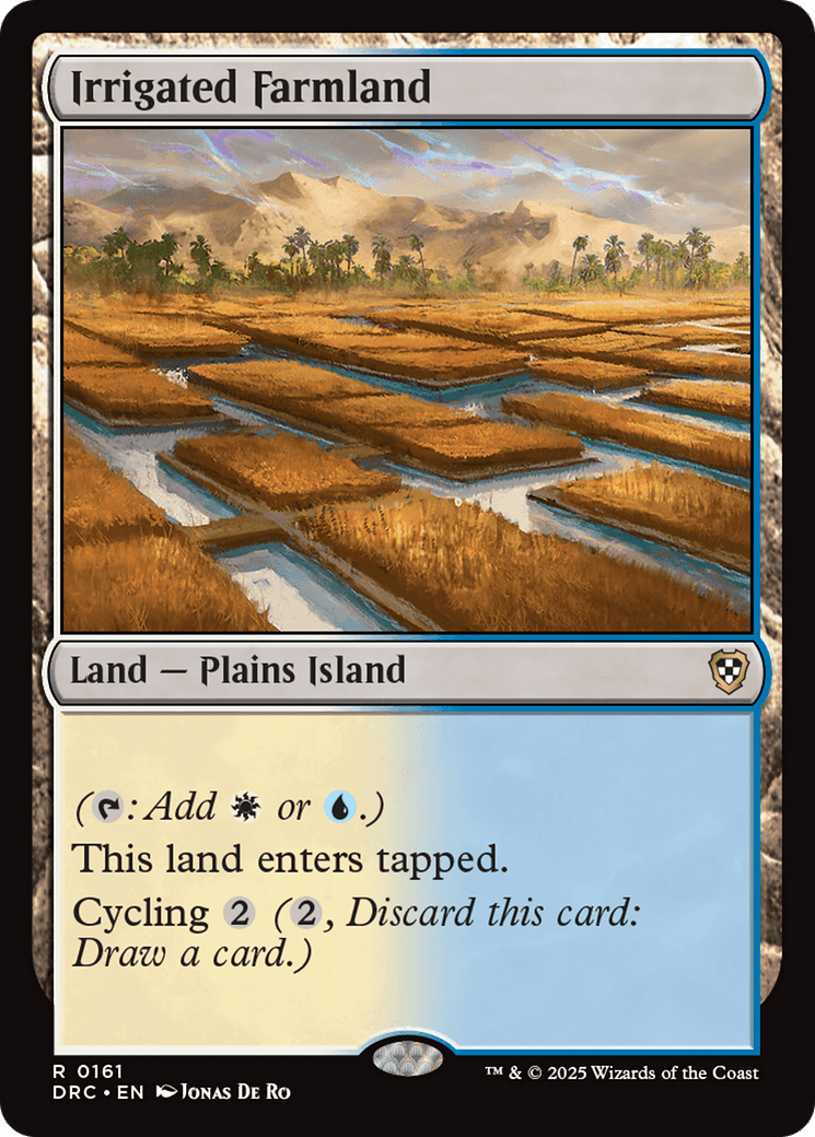 Irrigated Farmland [Aetherdrift Commander] MTG Single Magic: The Gathering  | Multizone: Comics And Games