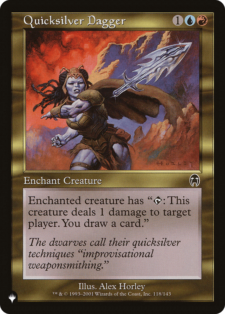 Quicksilver Dagger [The List] MTG Single Magic: The Gathering  | Multizone: Comics And Games