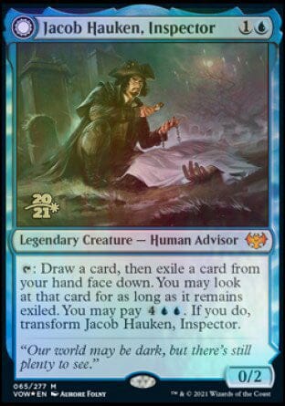 Jacob Hauken, Inspector // Hauken's Insight [Innistrad: Crimson Vow Prerelease Promos] MTG Single Magic: The Gathering  | Multizone: Comics And Games