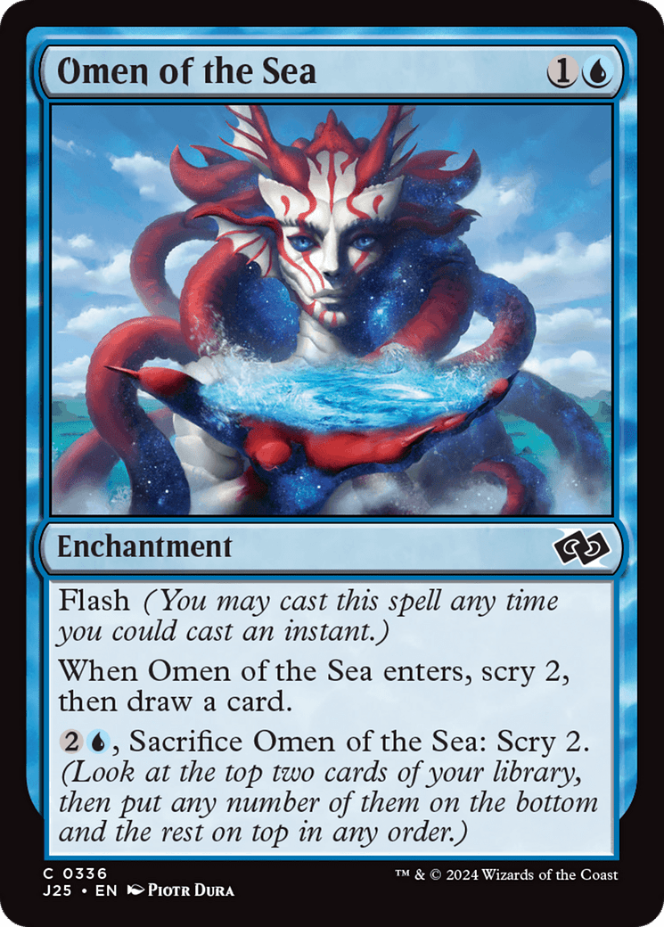 Omen of the Sea [Foundations Jumpstart] MTG Single Magic: The Gathering  | Multizone: Comics And Games