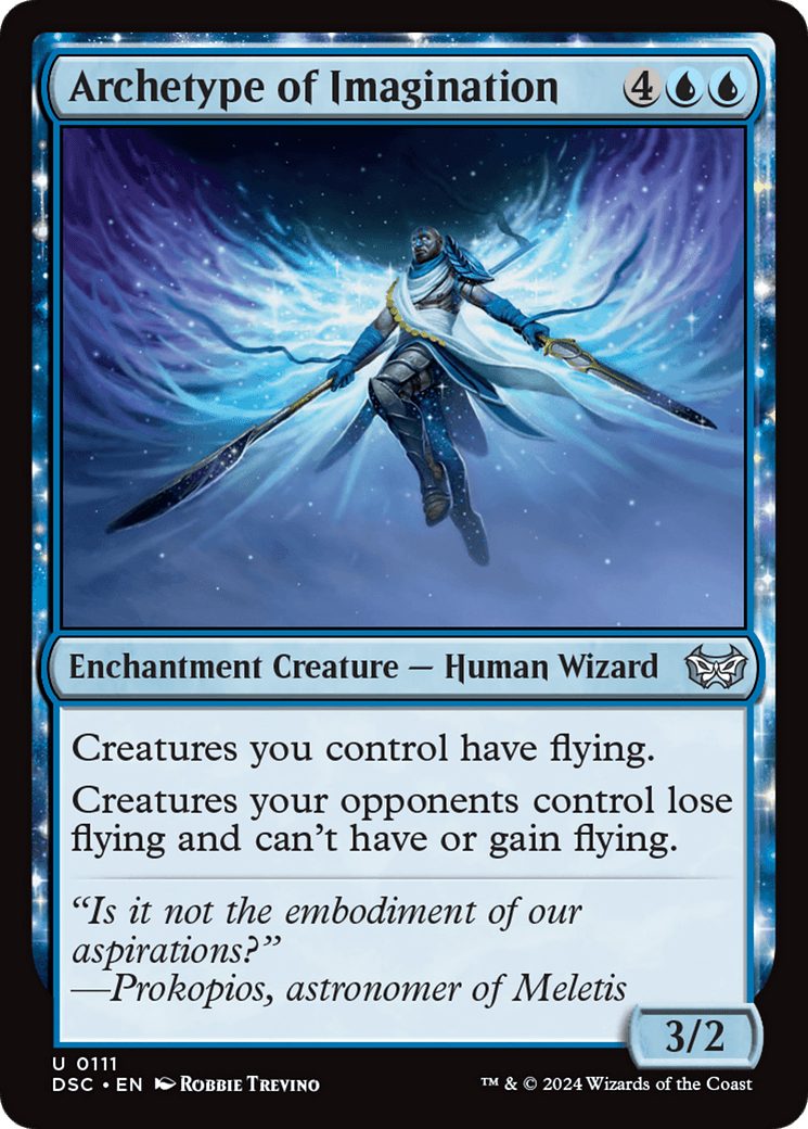 Archetype of Imagination [Duskmourn: House of Horror Commander] MTG Single Magic: The Gathering  | Multizone: Comics And Games