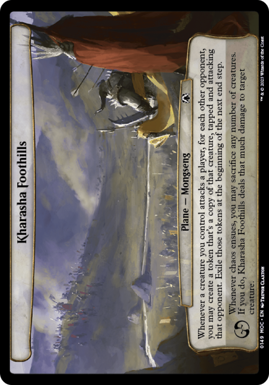 Kharasha Foothills [March of the Machine Commander] MTG Single Magic: The Gathering  | Multizone: Comics And Games
