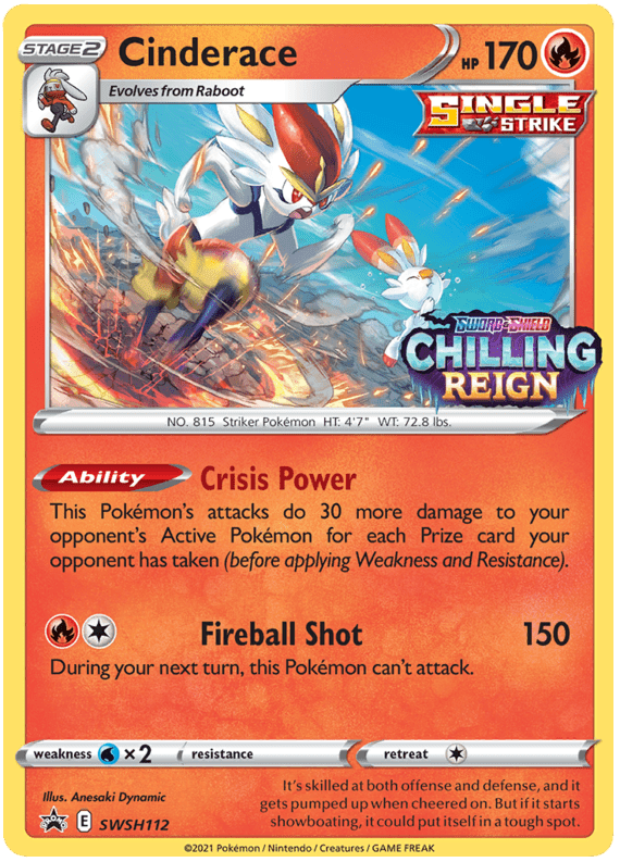 Cinderace (SWSH112) [Sword & Shield: Black Star Promos] Pokemon Single Pokémon  | Multizone: Comics And Games