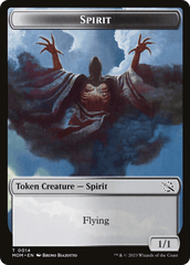 Monk // Spirit (14) Double-Sided Token [March of the Machine Tokens] MTG Single Magic: The Gathering  | Multizone: Comics And Games
