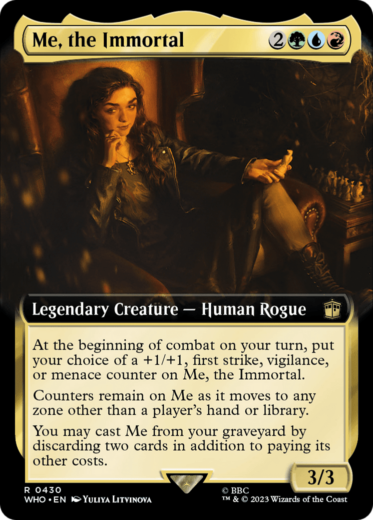 Me, the Immortal (Extended Art) [Doctor Who] MTG Single Magic: The Gathering  | Multizone: Comics And Games