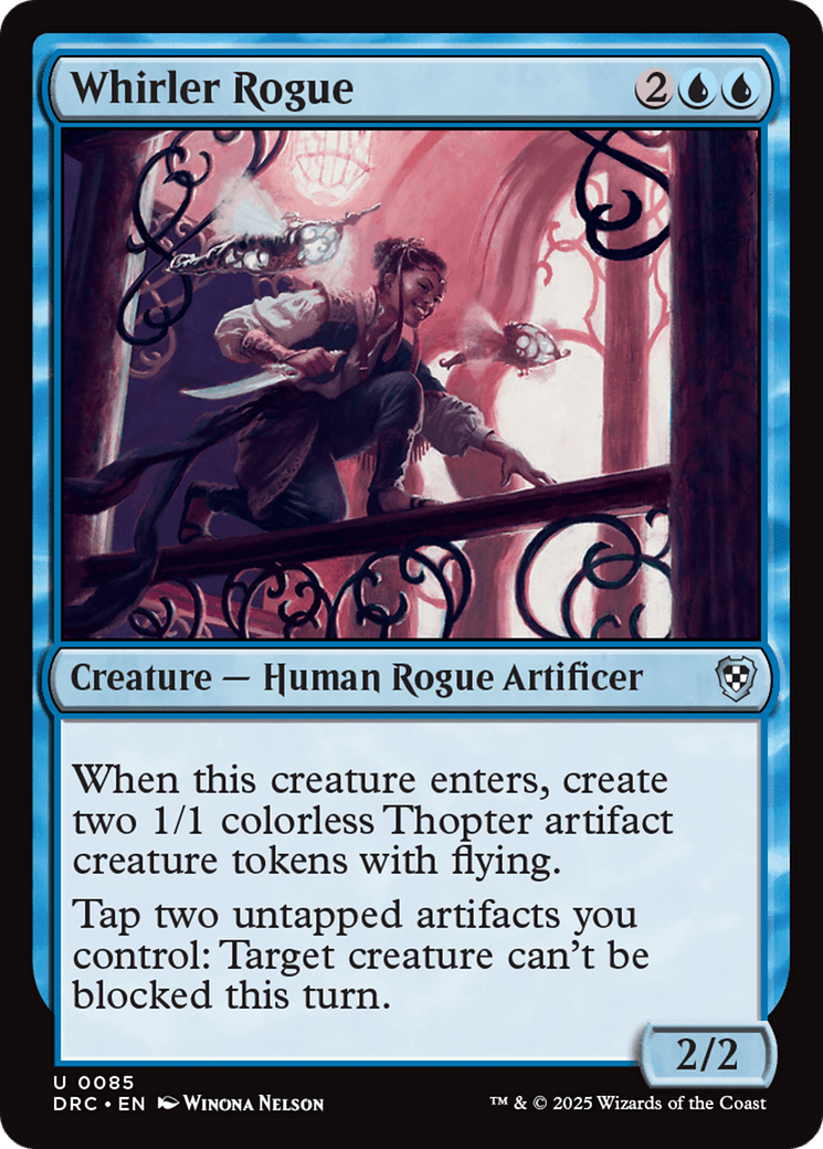 Whirler Rogue [Aetherdrift Commander] MTG Single Magic: The Gathering  | Multizone: Comics And Games