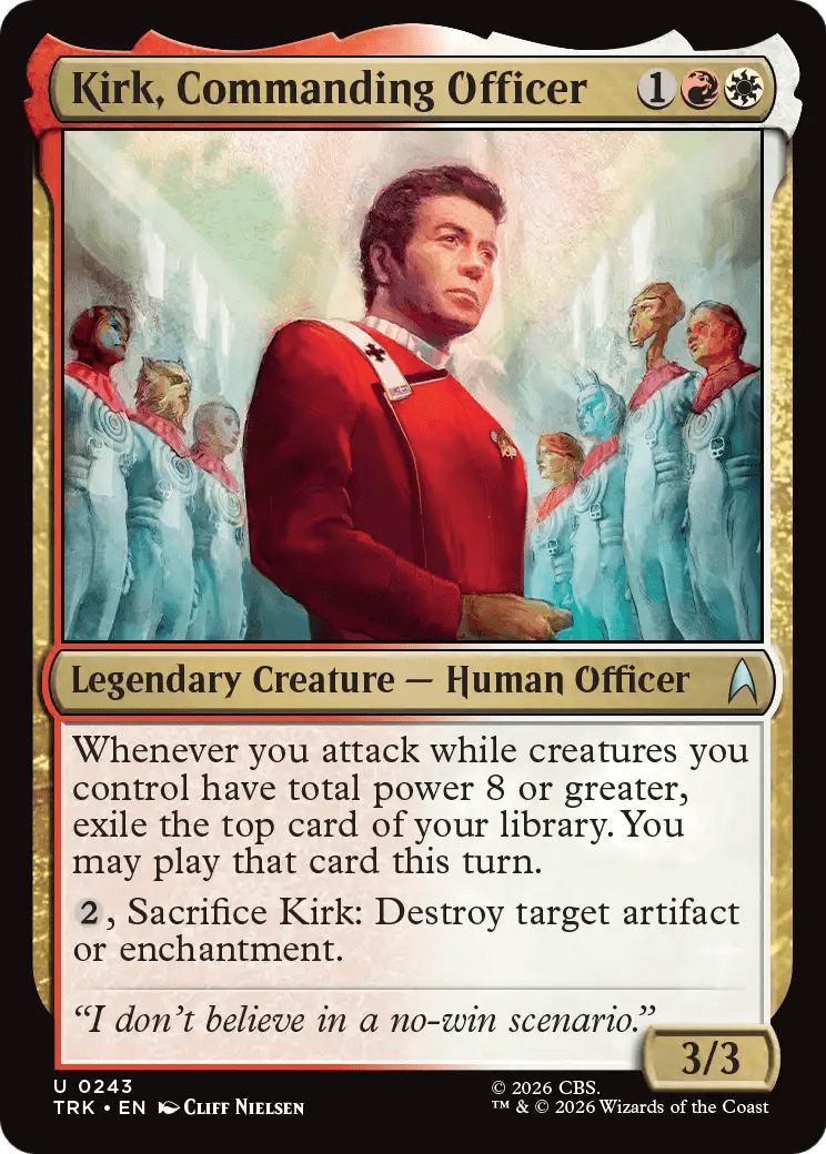 Kirk, Commanding Officer [Star Trek] MTG Single Magic: The Gathering  | Multizone: Comics And Games