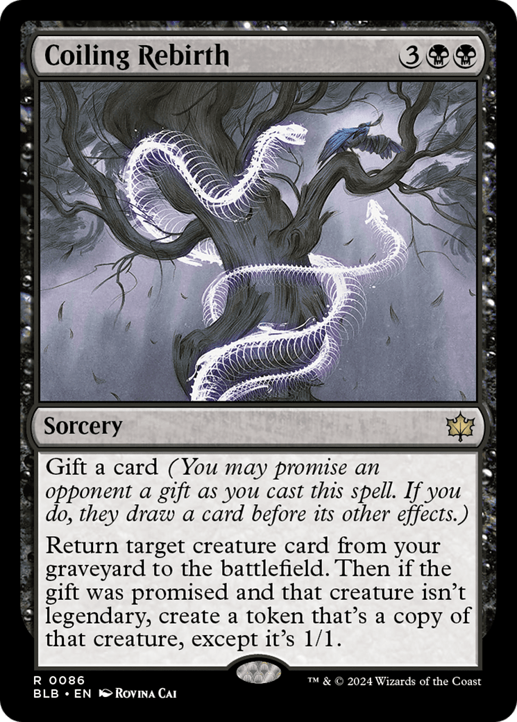 Coiling Rebirth [Bloomburrow] MTG Single Magic: The Gathering  | Multizone: Comics And Games