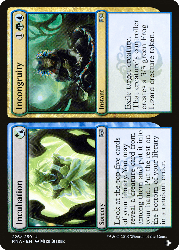 Incubation // Incongruity [The List] MTG Single Magic: The Gathering  | Multizone: Comics And Games