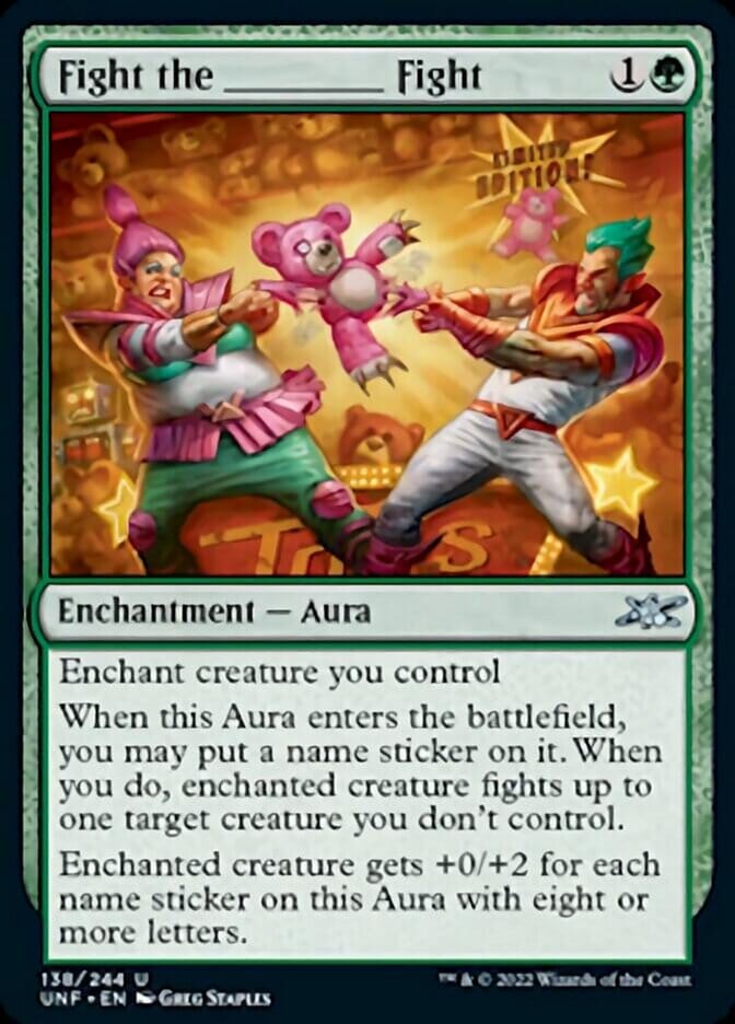 Fight the _____ Fight [Unfinity] MTG Single Magic: The Gathering  | Multizone: Comics And Games