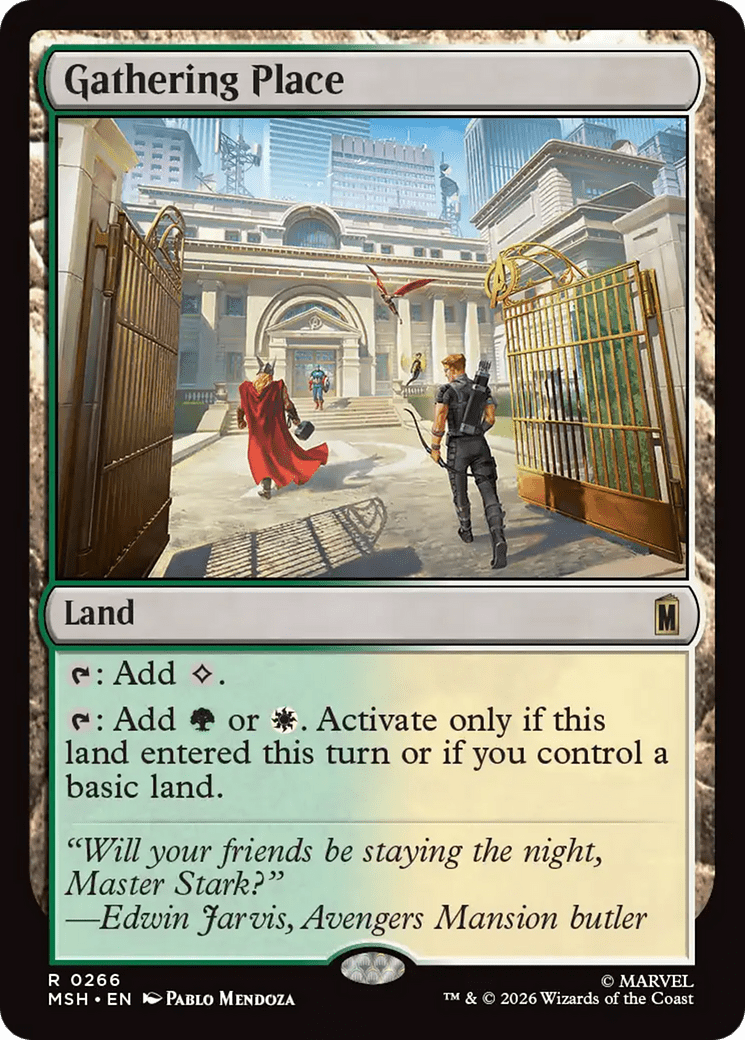 Gathering Place [Marvel Super Heroes] MTG Single Magic: The Gathering  | Multizone: Comics And Games