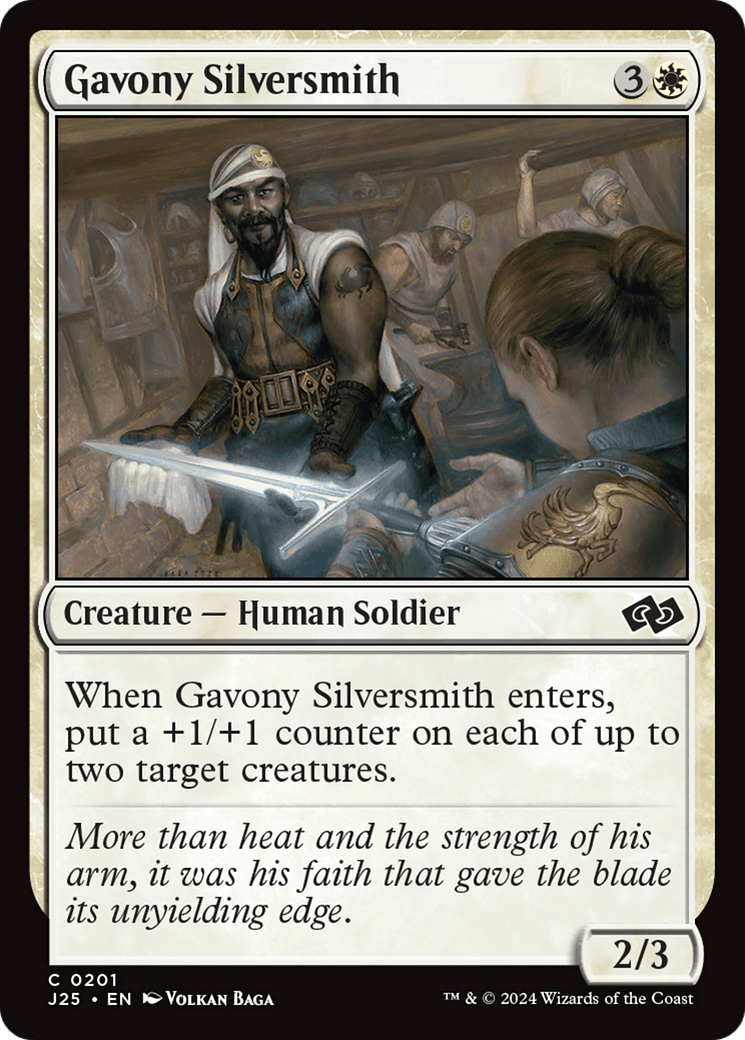 Gavony Silversmith [Foundations Jumpstart] MTG Single Magic: The Gathering  | Multizone: Comics And Games