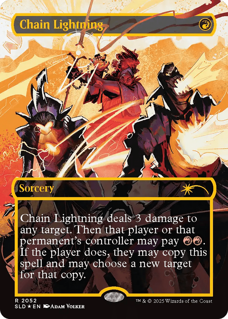 Chain Lightning (2047) (Raised Foil) [Secret Lair Drop Series] MTG Single Magic: The Gathering  | Multizone: Comics And Games
