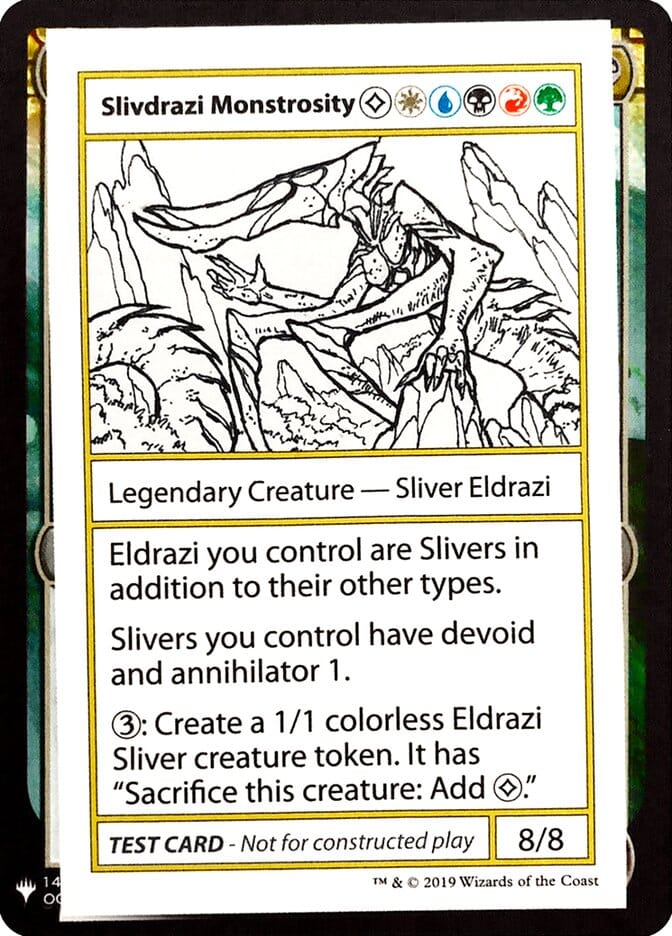 Slivdrazi Monstrosity [Mystery Booster Playtest Cards] MTG Single Magic: The Gathering  | Multizone: Comics And Games
