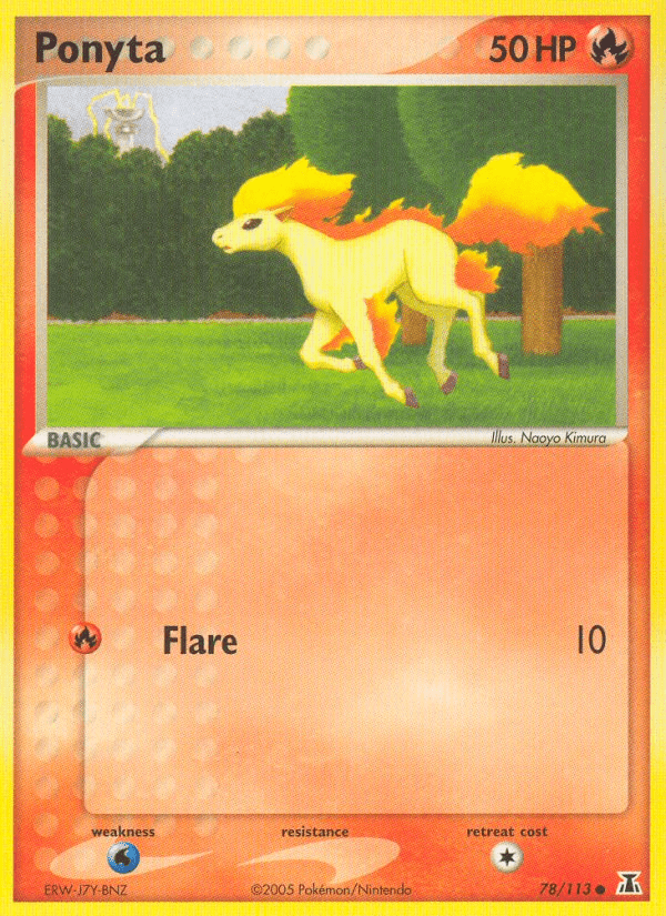 Ponyta (78/113) [EX: Delta Species] Pokemon Single Pokémon  | Multizone: Comics And Games